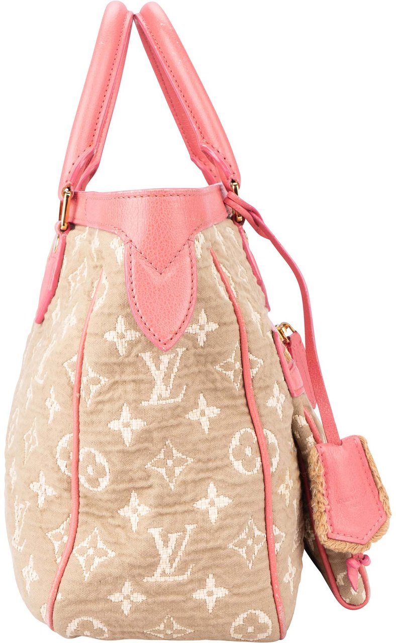 Louis Vuitton Louis Vuitton Denim Monogram Cabas Sabbia MM Handbag Divers