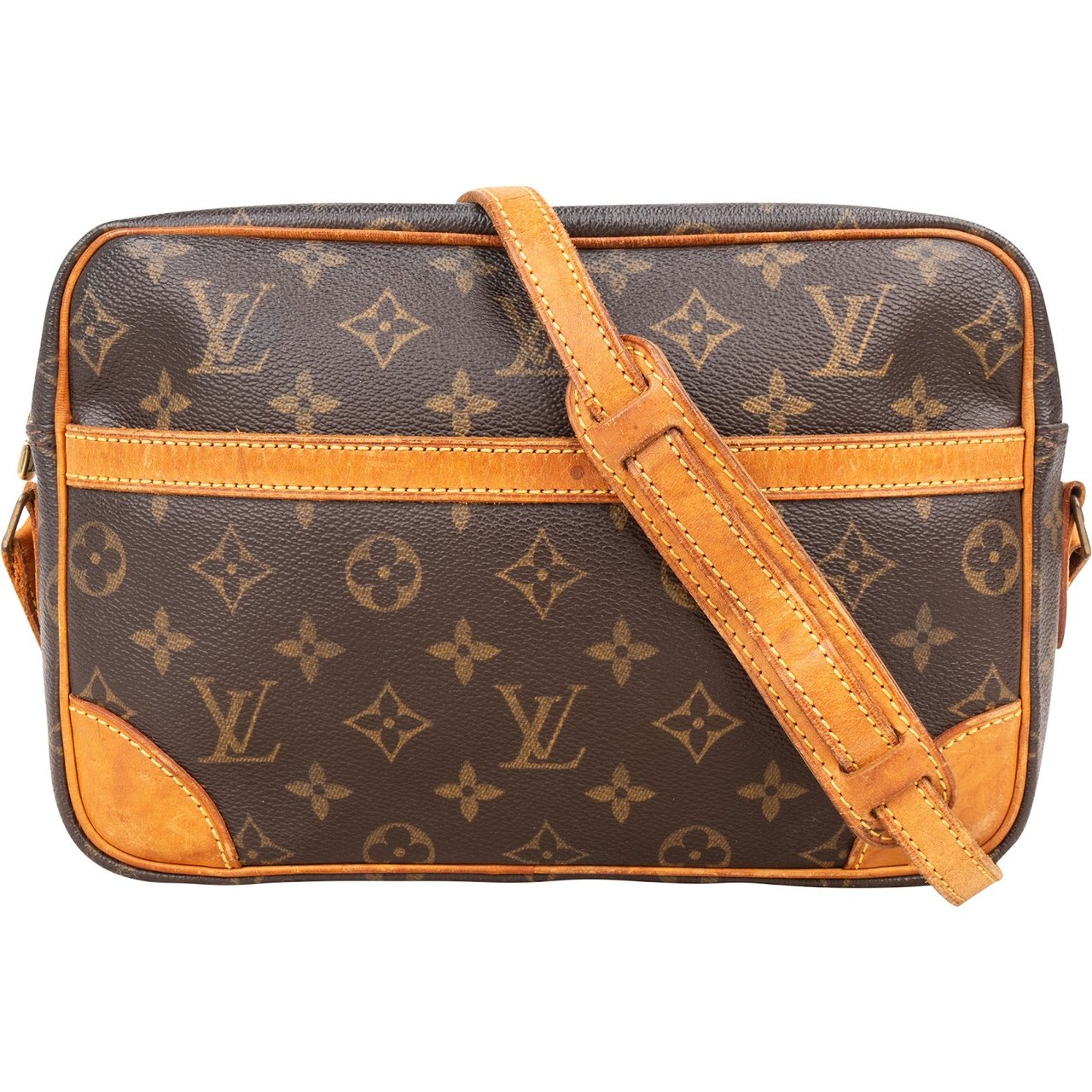 Louis Vuitton Louis Vuitton Monogram Canvas Trocadero 27 Crossbody Bag Bruin