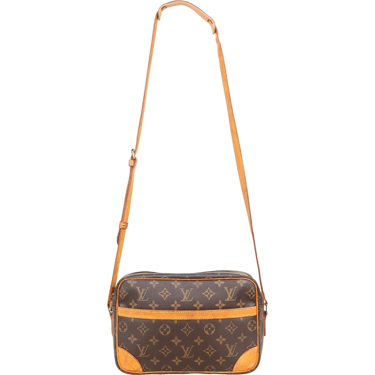 Louis Vuitton Louis Vuitton Monogram Canvas Trocadero 27 Crossbody Bag Bruin