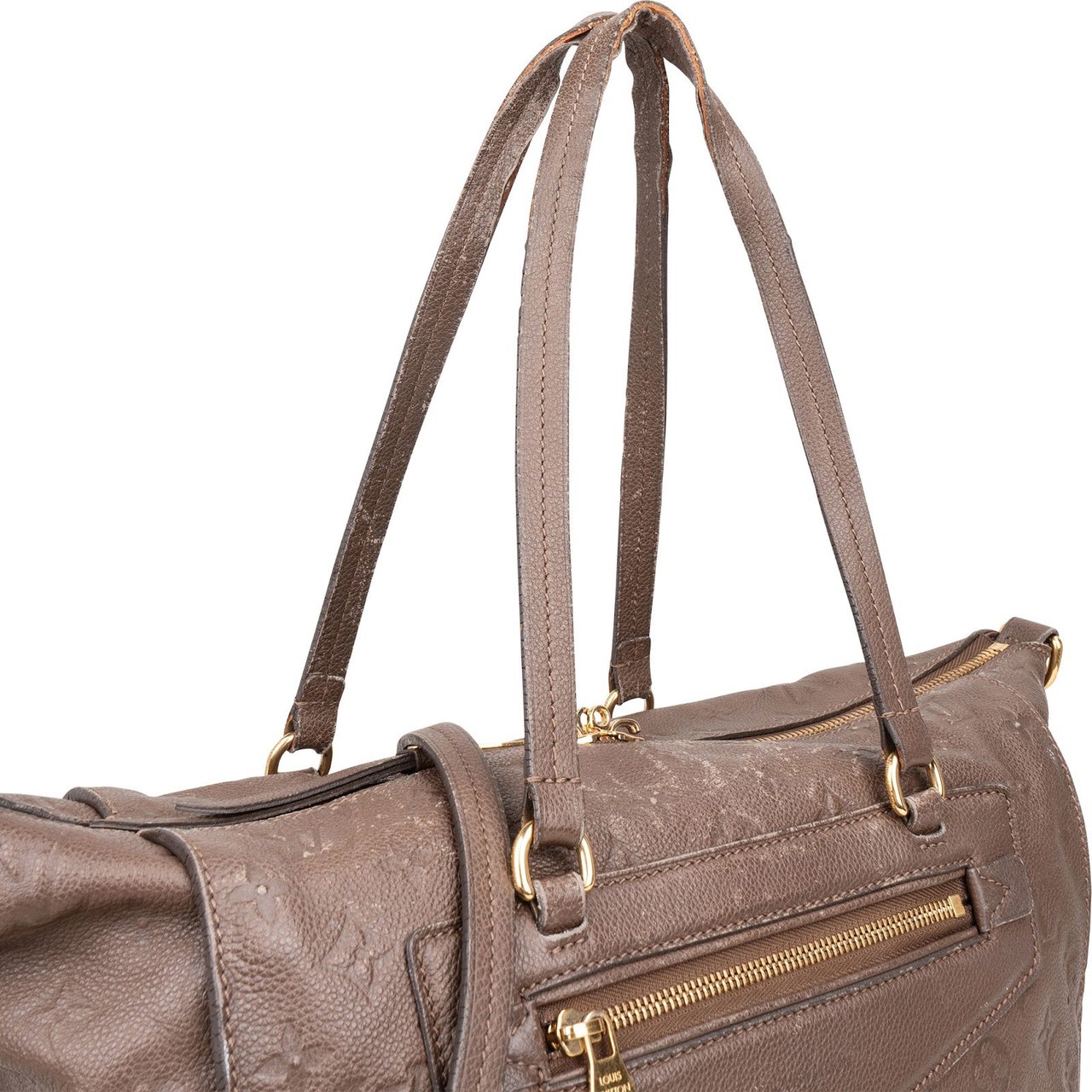 Louis Vuitton Louis Vuitton Monogram Empreinte Leather Lumineuse MM Handbag Bruin