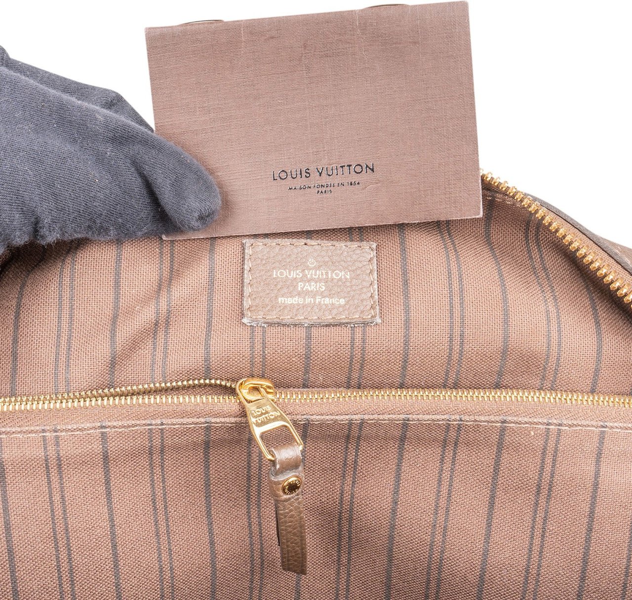 Louis Vuitton Louis Vuitton Monogram Empreinte Leather Lumineuse MM Handbag Bruin