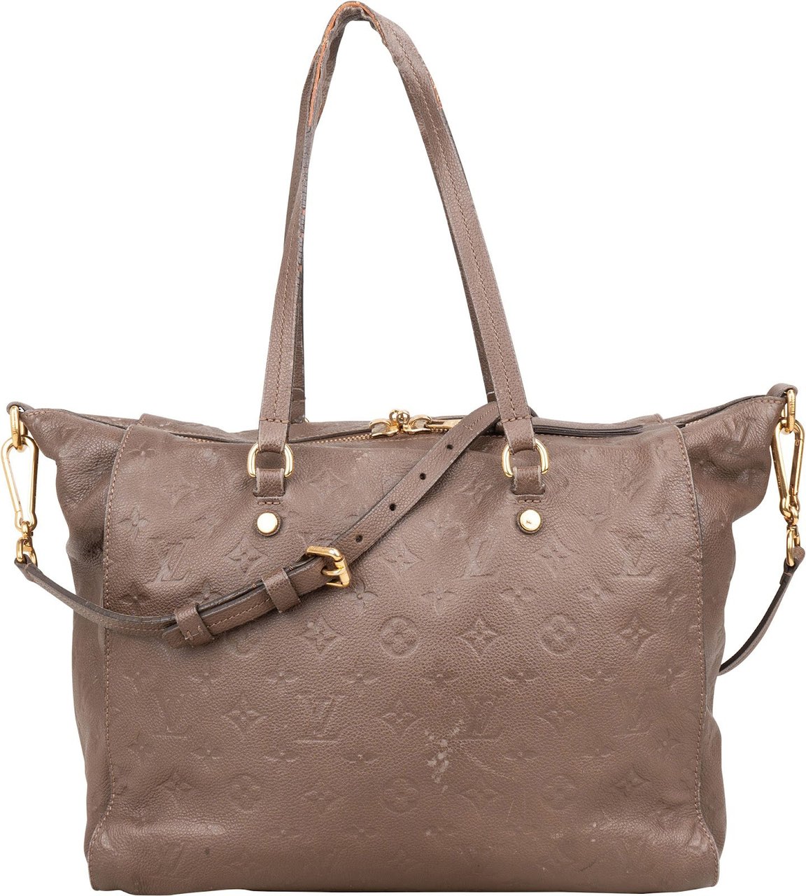 Louis Vuitton Louis Vuitton Monogram Empreinte Leather Lumineuse MM Handbag Bruin