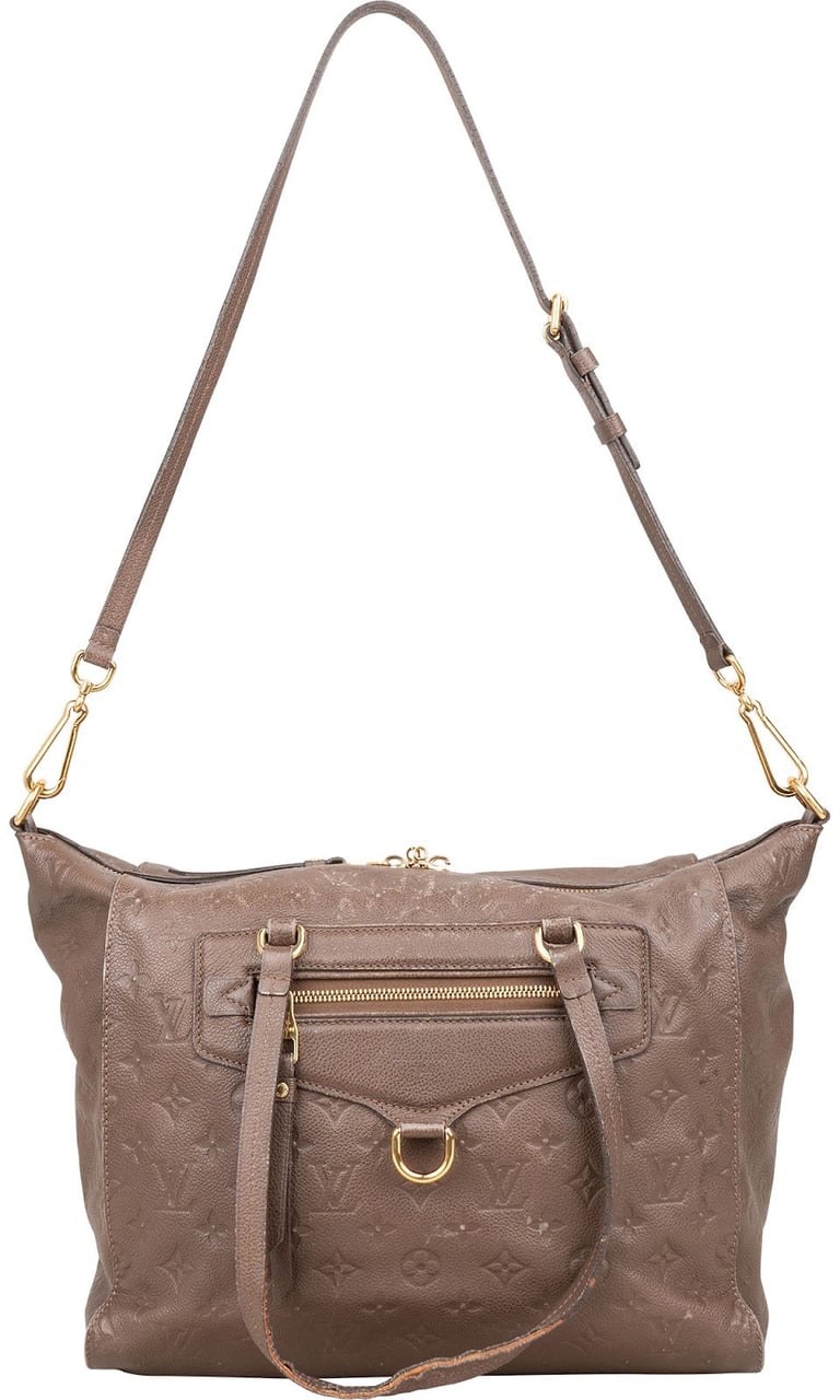 Louis Vuitton Louis Vuitton Monogram Empreinte Leather Lumineuse MM Handbag Bruin