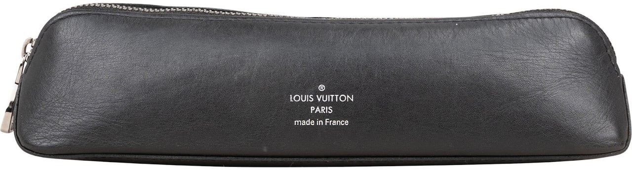 Louis Vuitton Louis Vuitton Monogram Eclipse Ronde Pencil Case Zwart