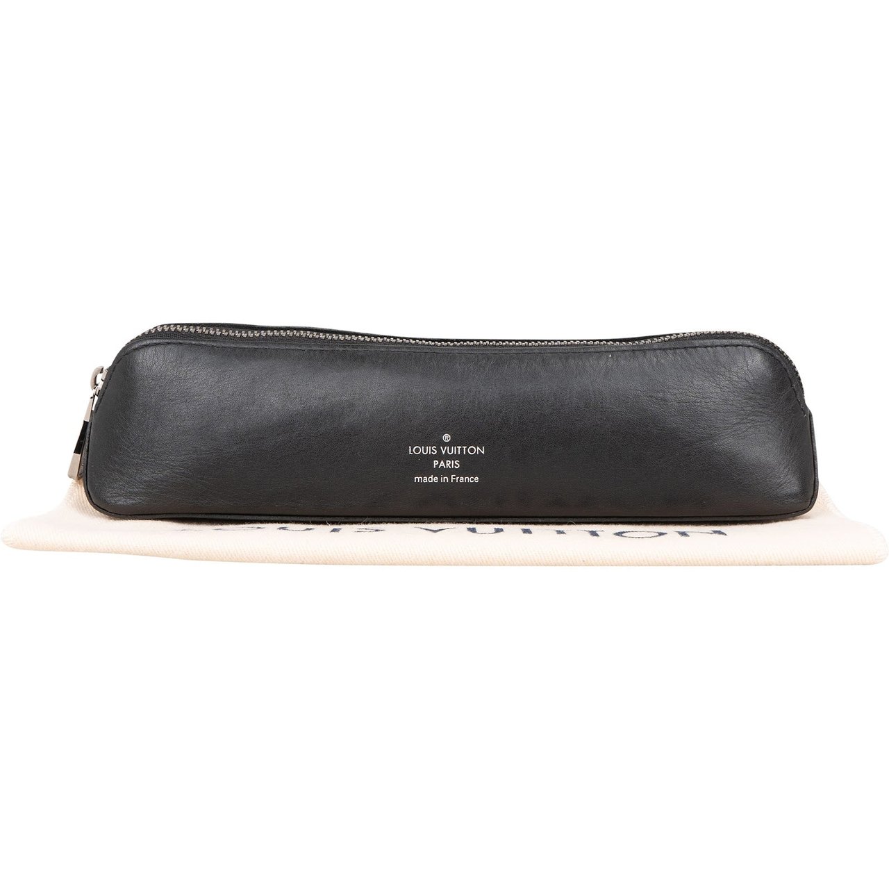 Louis Vuitton Louis Vuitton Monogram Eclipse Ronde Pencil Case Zwart