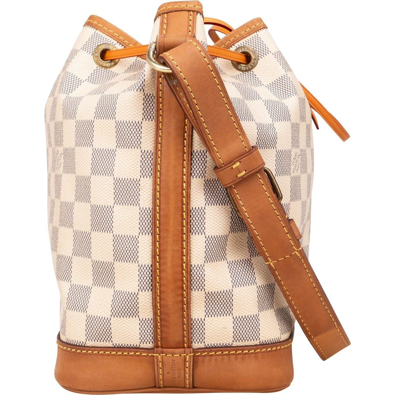 Louis Vuitton Louis Vuitton Monogram Damier Azur NM Sac Noe Petit Crossbody Bag Wit