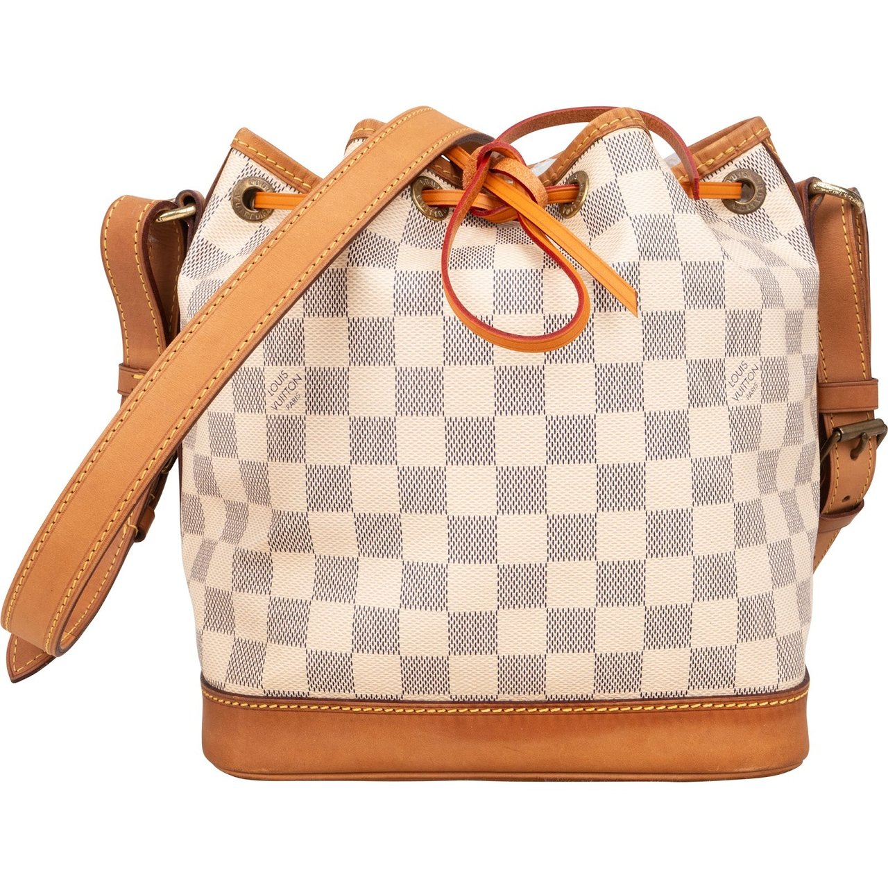 Louis Vuitton Louis Vuitton Monogram Damier Azur NM Sac Noe Petit Crossbody Bag Wit
