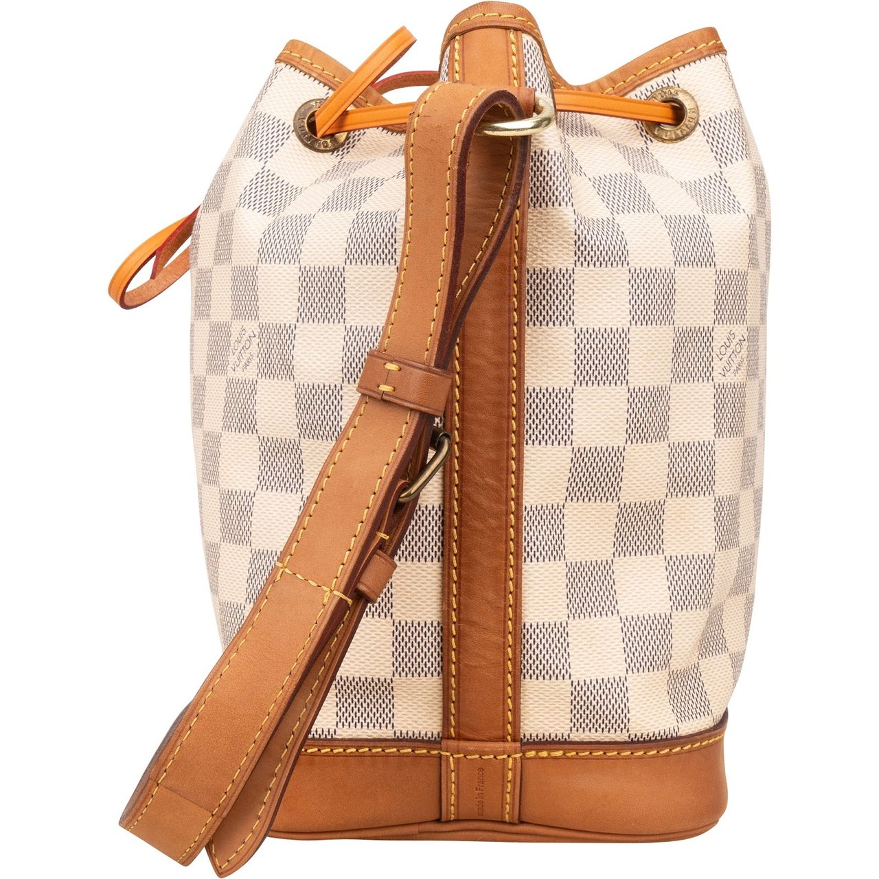 Louis Vuitton Louis Vuitton Monogram Damier Azur NM Sac Noe Petit Crossbody Bag Wit