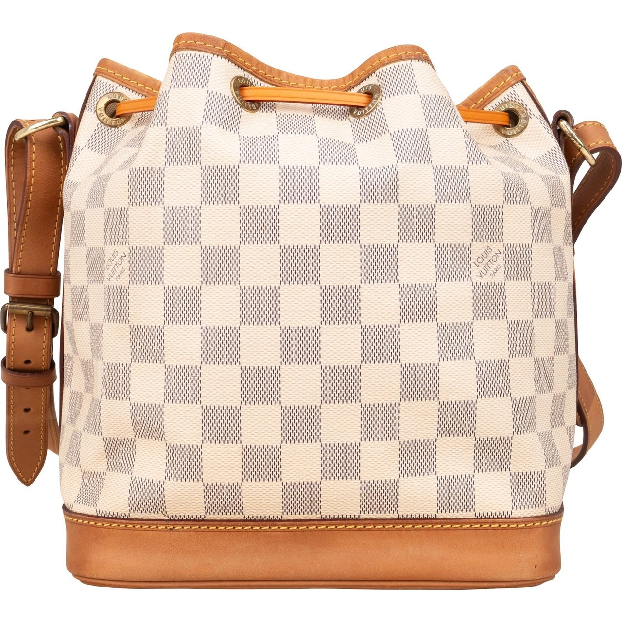 Louis Vuitton Louis Vuitton Monogram Damier Azur NM Sac Noe Petit Crossbody Bag Wit