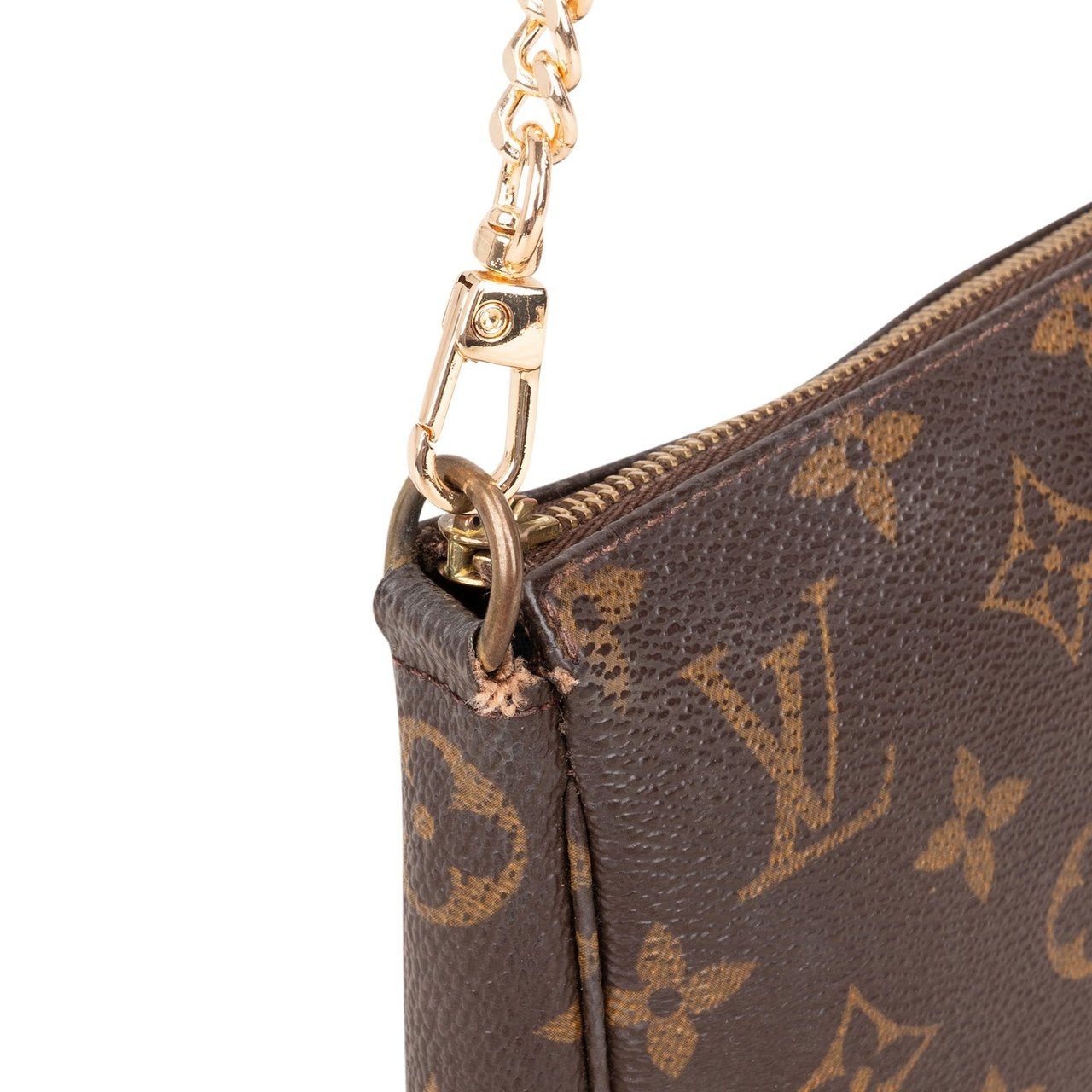 Louis Vuitton Louis Vuitton Monogram Canvas Pochette Accessoires Shoulder Bag Bruin
