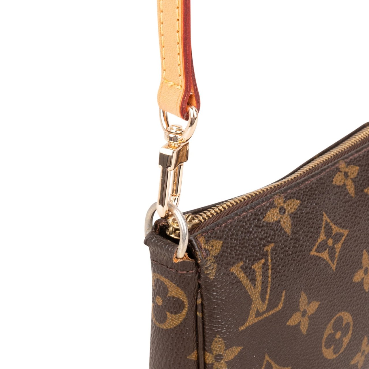 Louis Vuitton Louis Vuitton Monogram Canvas Pochette Accessoires Crossbody Bag Bruin