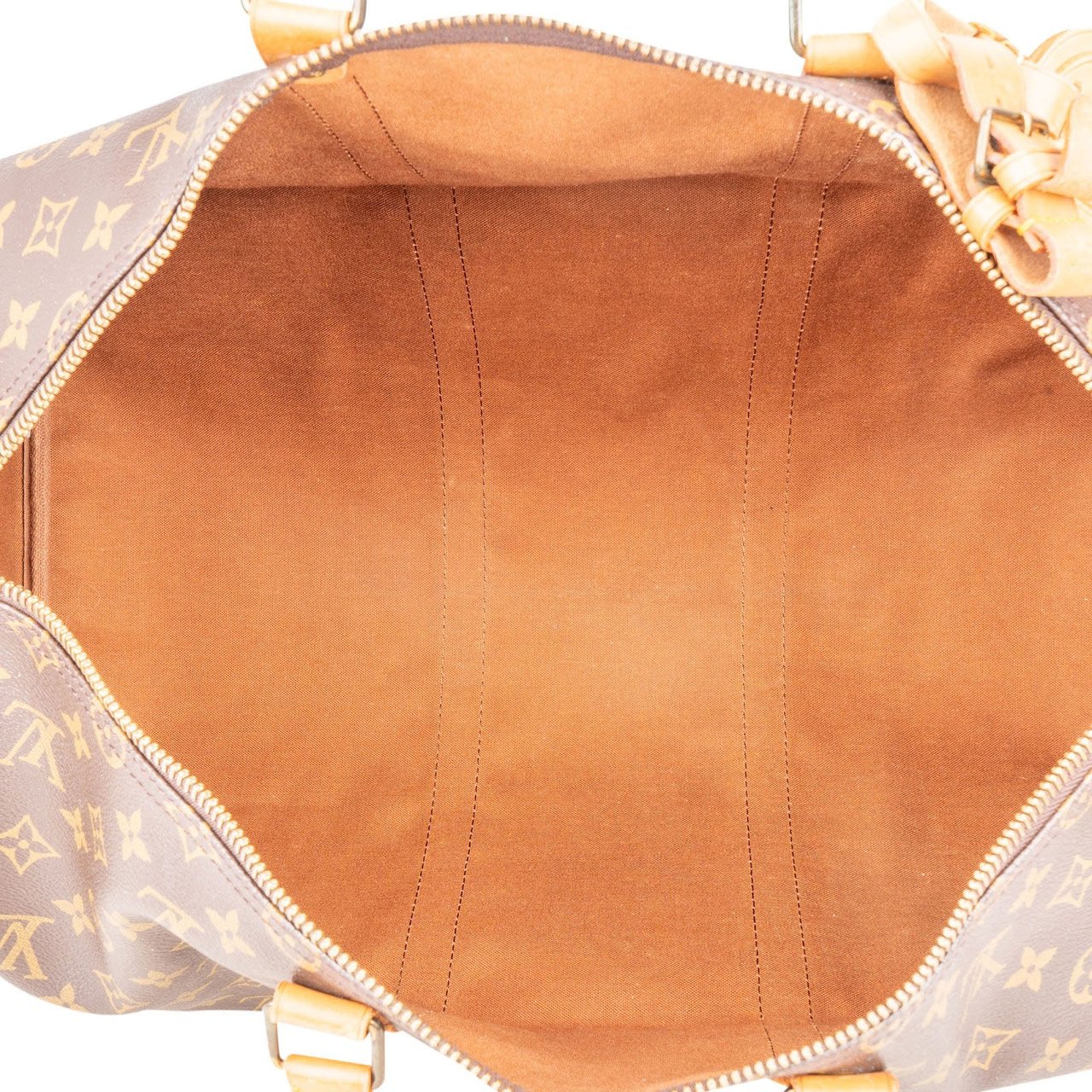 Louis Vuitton Louis Vuitton Monogram Canvas Keepall 55 Travel Bag Bruin