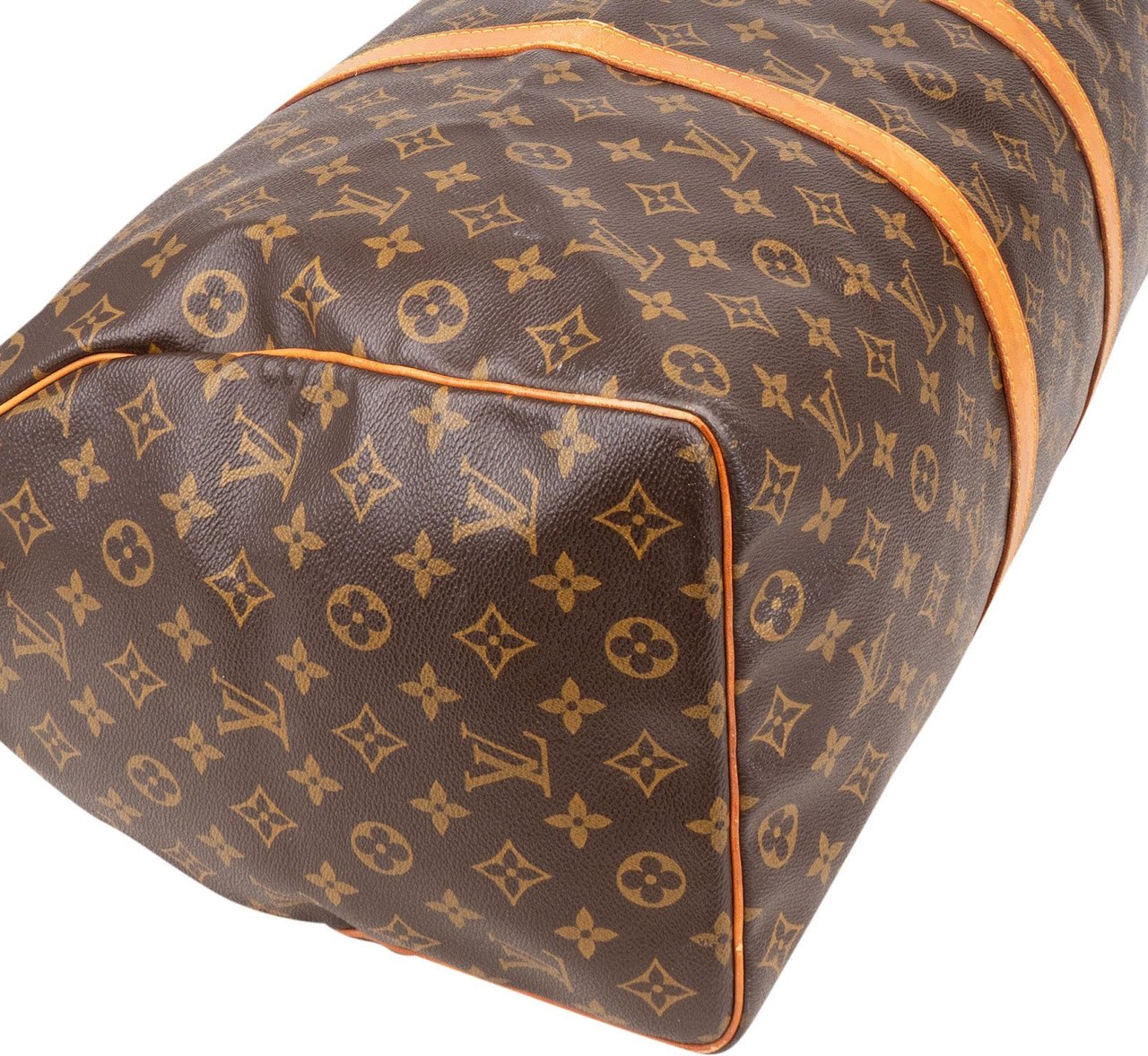 Louis Vuitton Louis Vuitton Monogram Canvas Keepall 55 Travel Bag Bruin