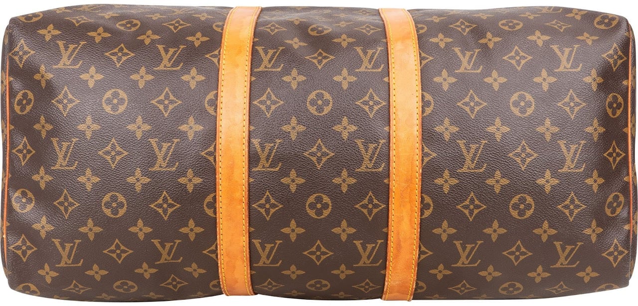 Louis Vuitton Louis Vuitton Monogram Canvas Keepall 55 Travel Bag Bruin