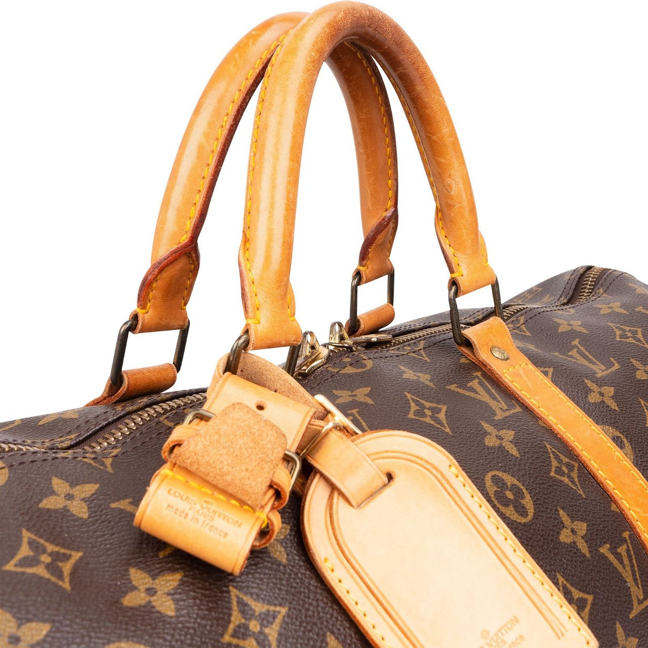 Louis Vuitton Louis Vuitton Monogram Canvas Keepall 55 Travel Bag Bruin
