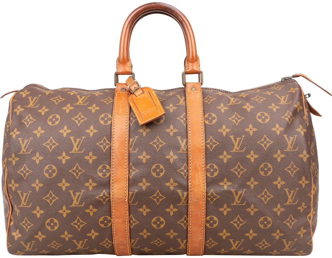 Louis Vuitton Louis Vuitton Monogram Canvas Keepall 45 Travel Bag Bruin