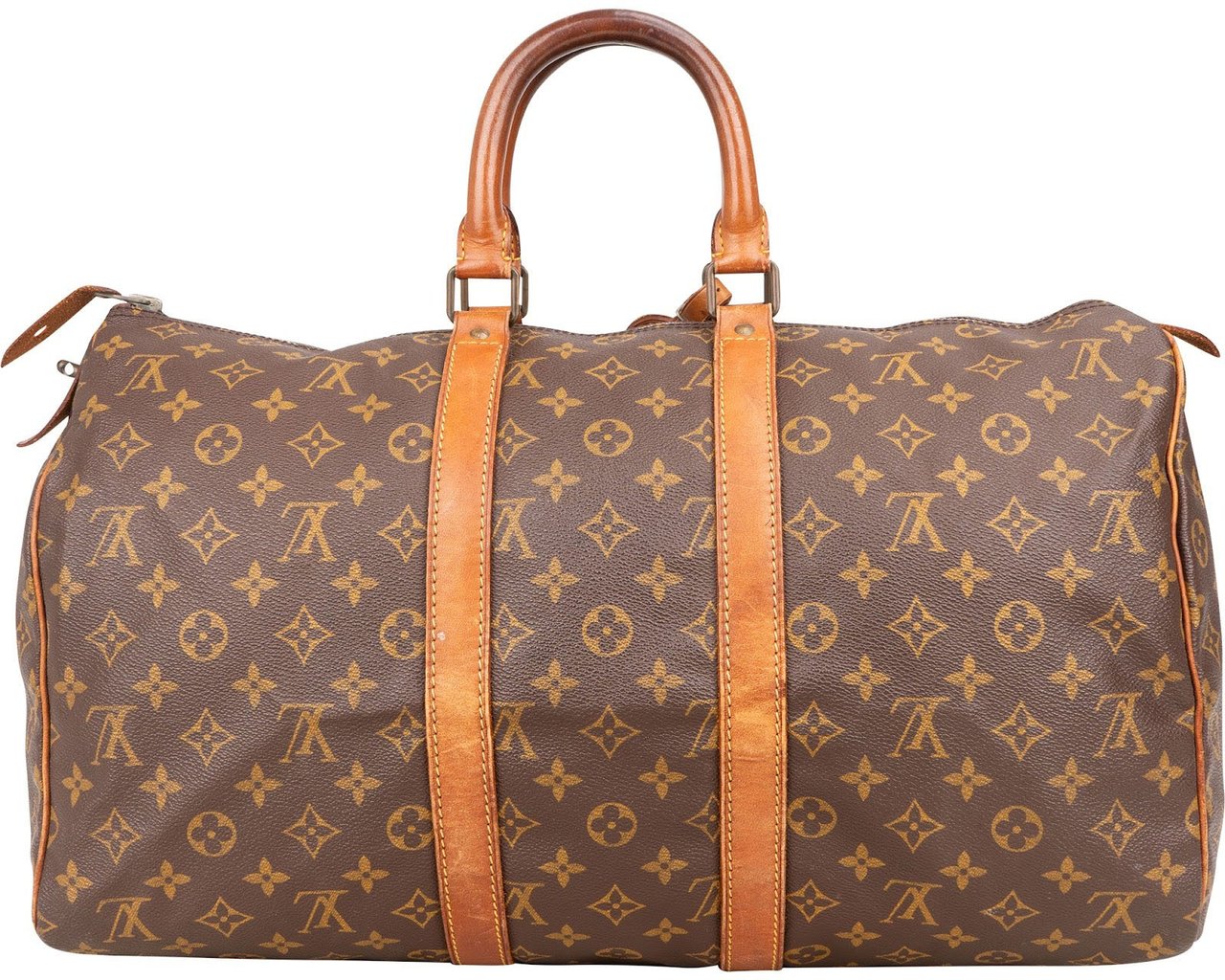 Louis Vuitton Louis Vuitton Monogram Canvas Keepall 45 Travel Bag Bruin