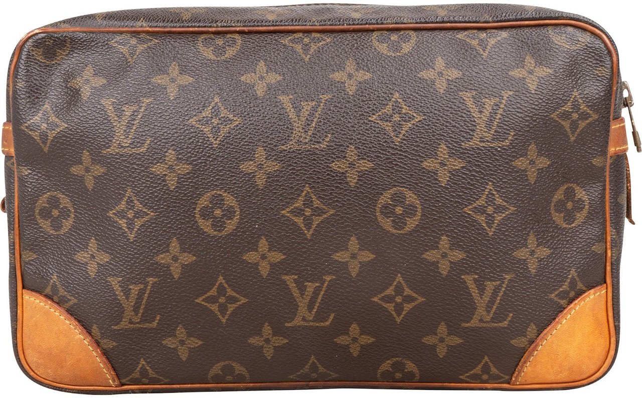 Louis Vuitton Louis Vuitton Monogram Canvas Compiegne 28 Clutch Bruin