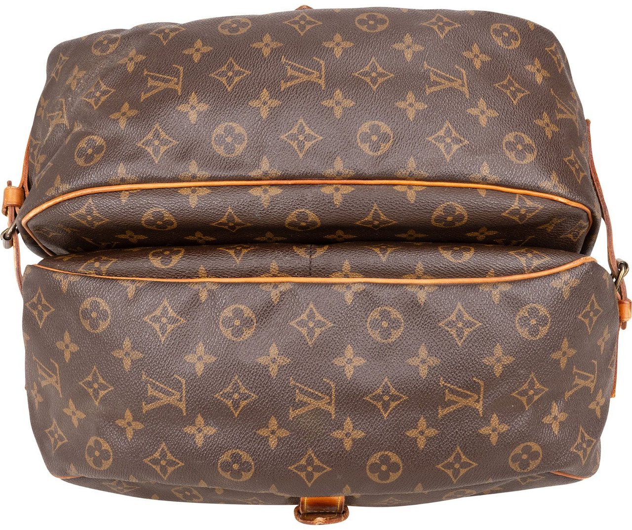 Louis Vuitton Louis Vuitton Monogram Canvas Saumur 35 Crossbody Bag Bruin