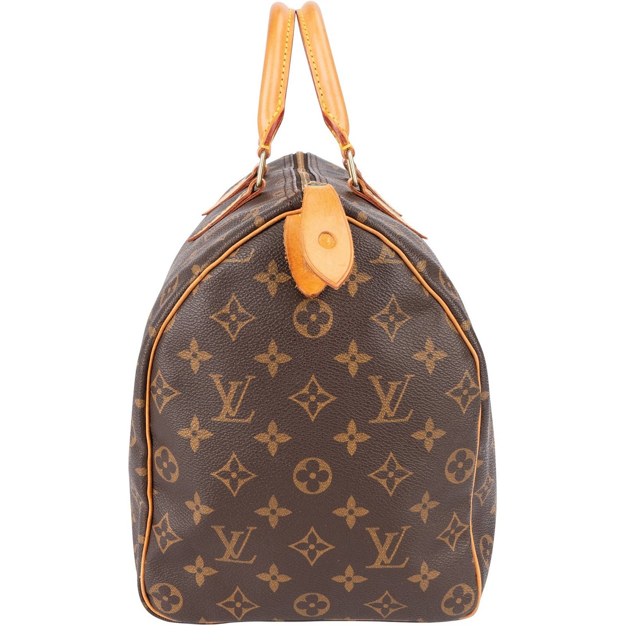 Louis Vuitton Louis Vuitton Monogram Canvas Speedy 35 Handbag Bruin