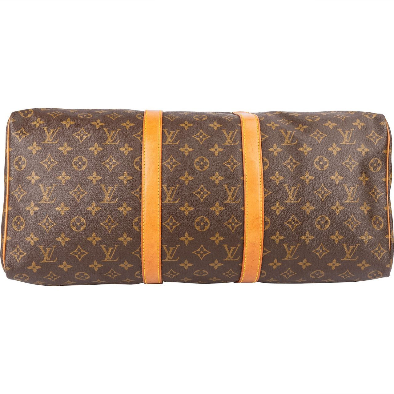 Louis Vuitton Louis Vuitton Monogram Canvas Keepall 50 Travel Bag Bruin