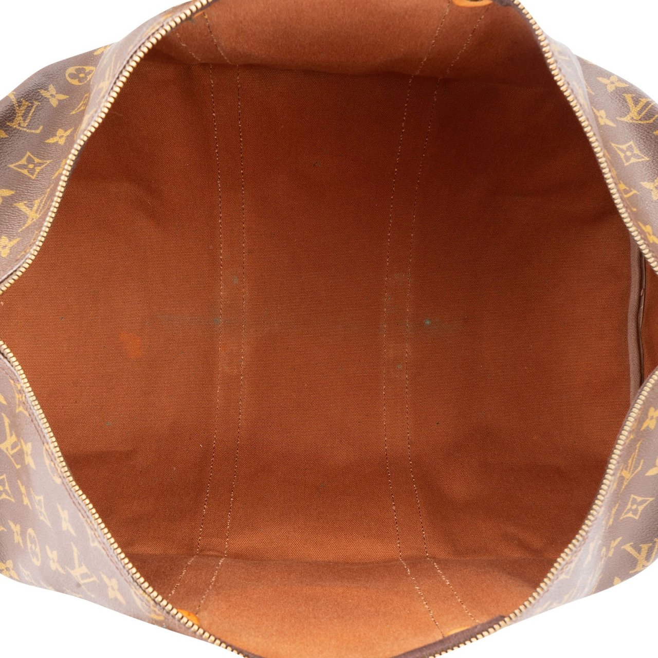 Louis Vuitton Louis Vuitton Monogram Canvas Keepall 50 Travel Bag Bruin