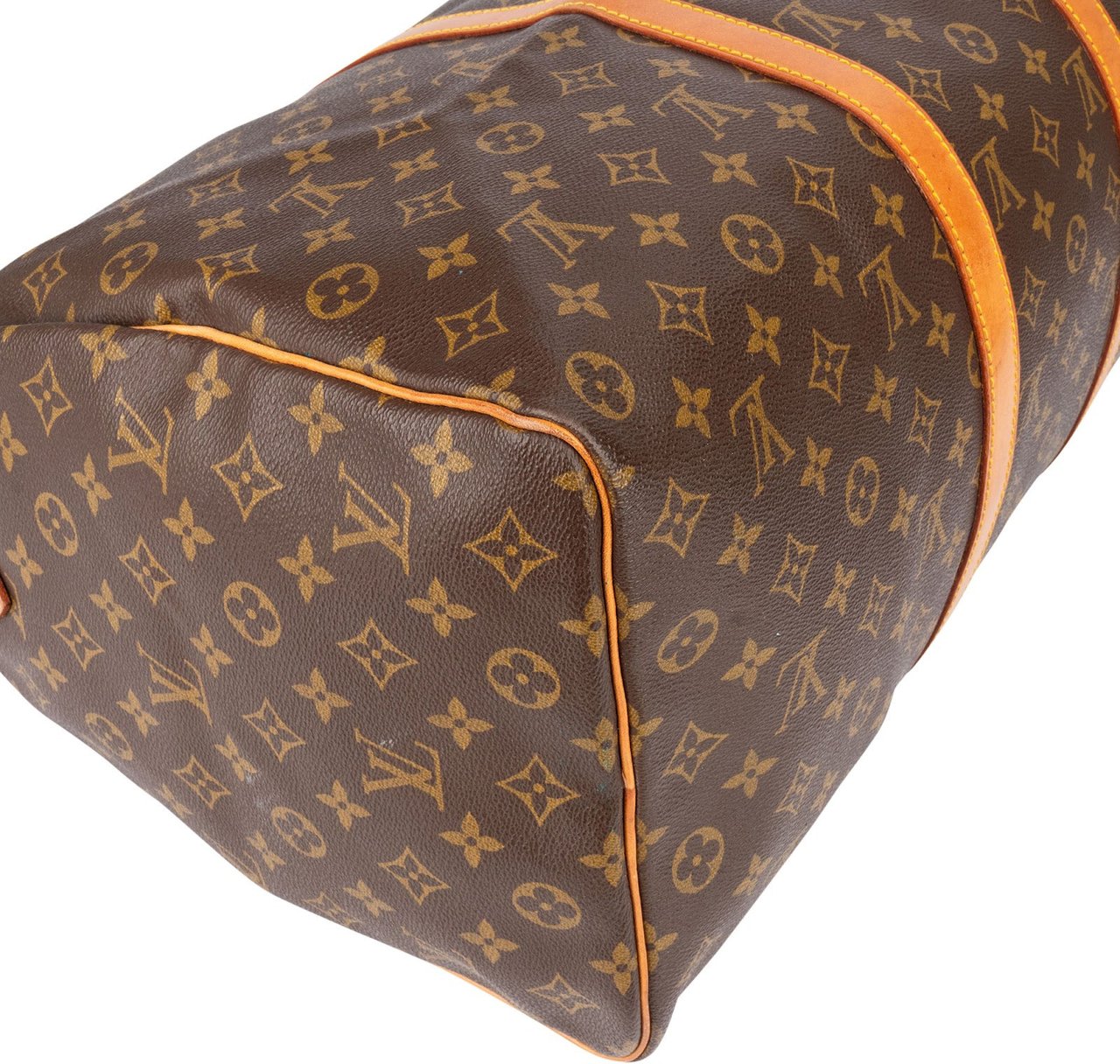 Louis Vuitton Louis Vuitton Monogram Canvas Keepall 50 Travel Bag Bruin