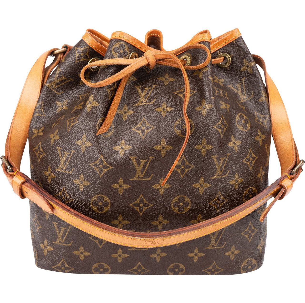 Louis Vuitton Louis Vuitton Monogram Canvas Sac Noé Petit Shoulder Bag Bruin