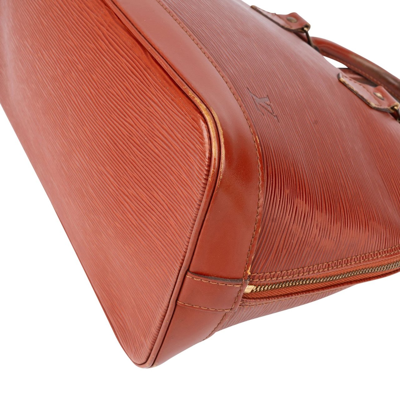 Louis Vuitton Louis Vuitton Cognac Epi Leather Alma PM Handbag Bruin