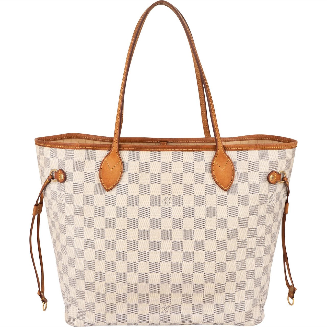 Louis Vuitton Louis Vuitton Monogram Damier Azur Canvas Neverfull MM Shoulder Bag Divers