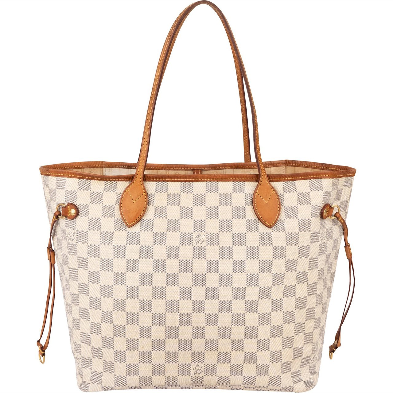 Louis Vuitton Louis Vuitton Monogram Damier Azur Canvas Neverfull MM Shoulder Bag Divers