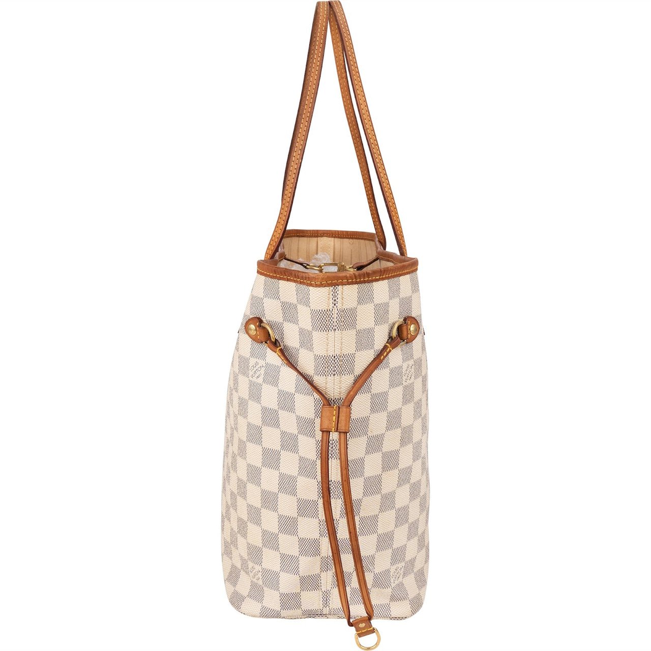 Louis Vuitton Louis Vuitton Monogram Damier Azur Canvas Neverfull MM Shoulder Bag Divers