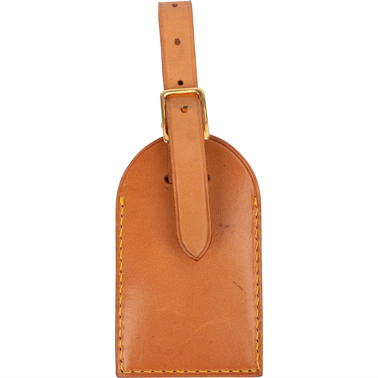 Louis Vuitton Louis Vuitton Vachetta Leather Luggage Tag Bruin