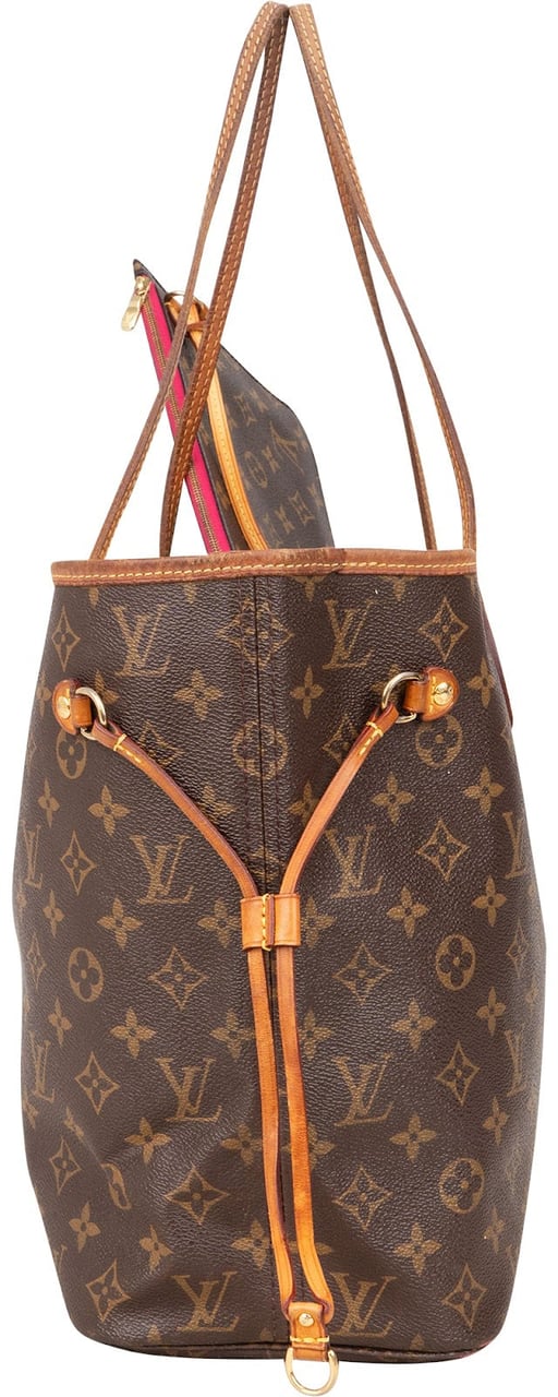 Louis Vuitton Louis Vuitton Monogram Canvas Neverfull MM Shoulder Bag Bruin
