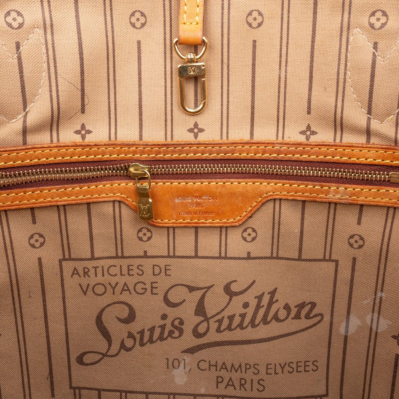 Louis Vuitton Louis Vuitton Monogram Canvas Neverfull MM Shoulder Bag Bruin