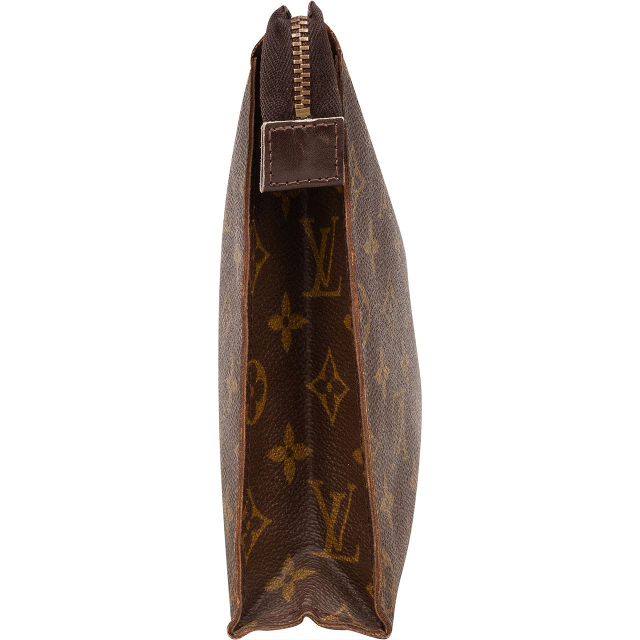 Louis Vuitton Louis Vuitton Monogram Poche Toilette 25 Clutch Bruin
