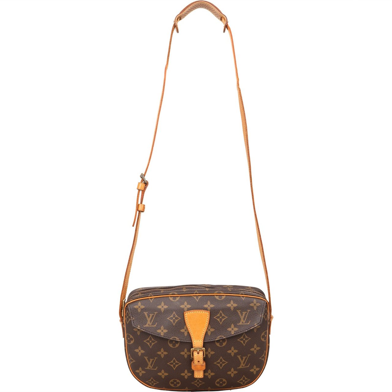 Louis Vuitton Louis Vuitton Monogram Canvas Jeune Fille MM Crossbody Bag Bruin