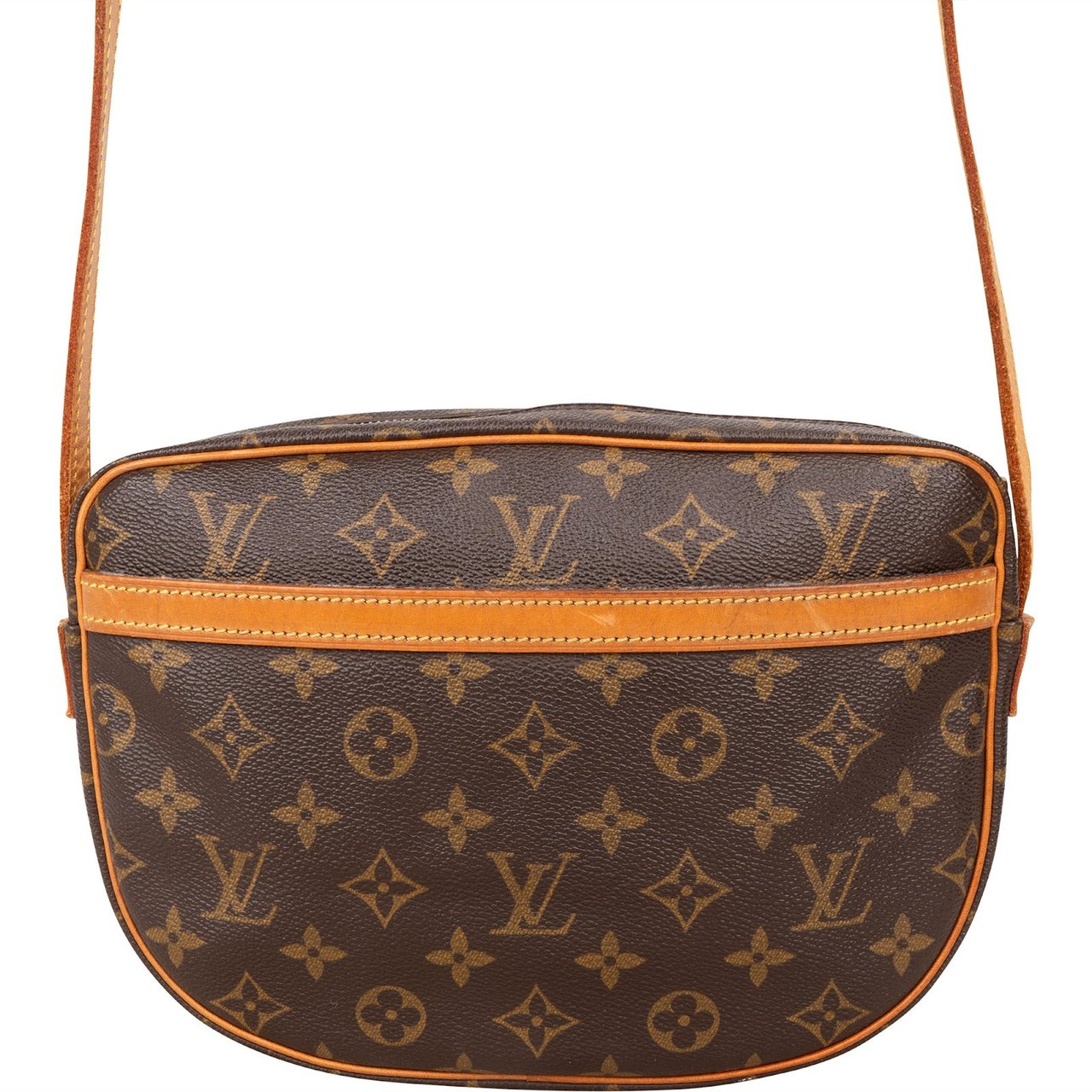 Louis Vuitton Louis Vuitton Monogram Canvas Jeune Fille MM Crossbody Bag Bruin