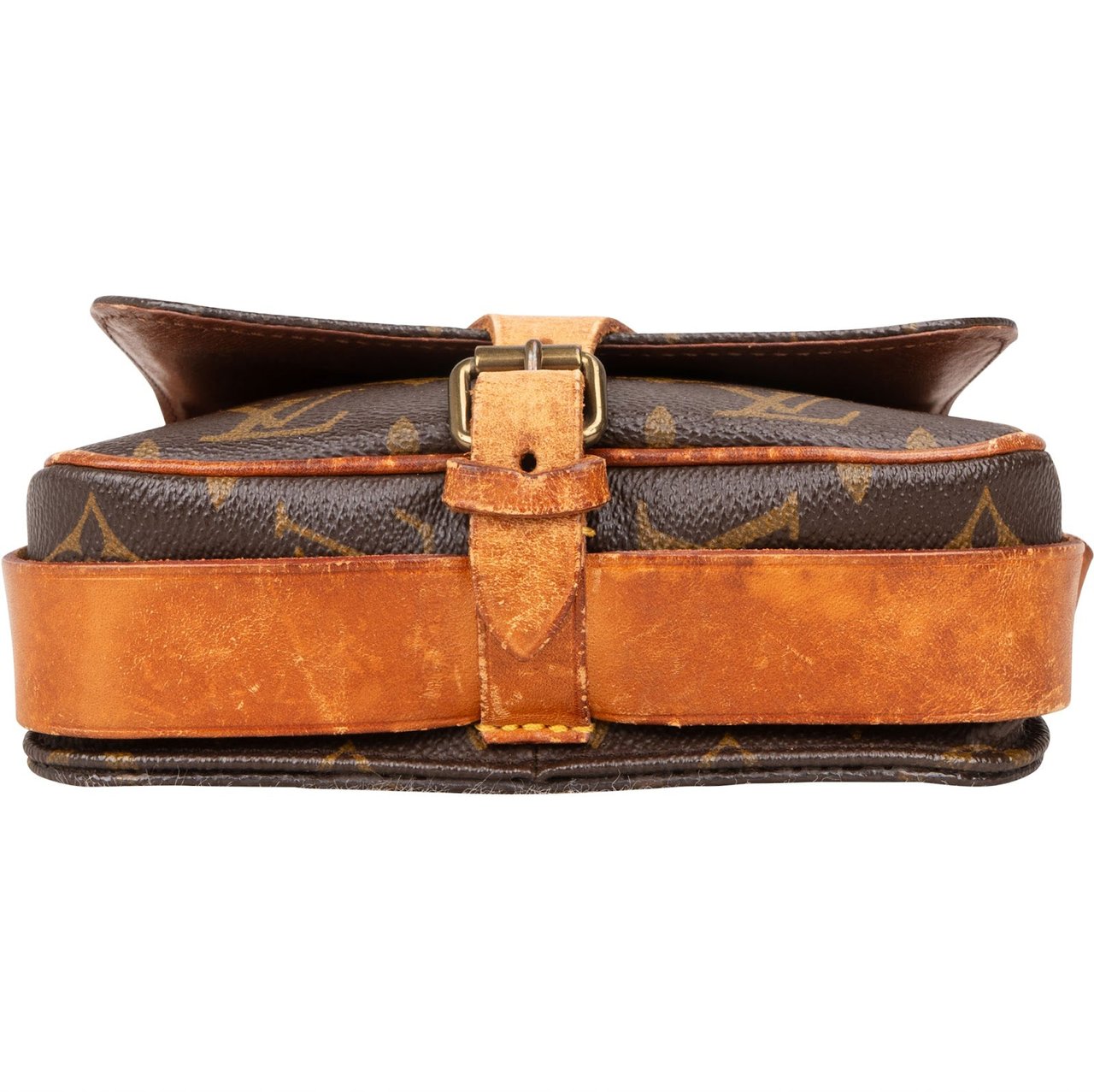 Louis Vuitton Louis Vuitton Monogram Canvas Cartouchiere PM Crossbody Bag Bruin