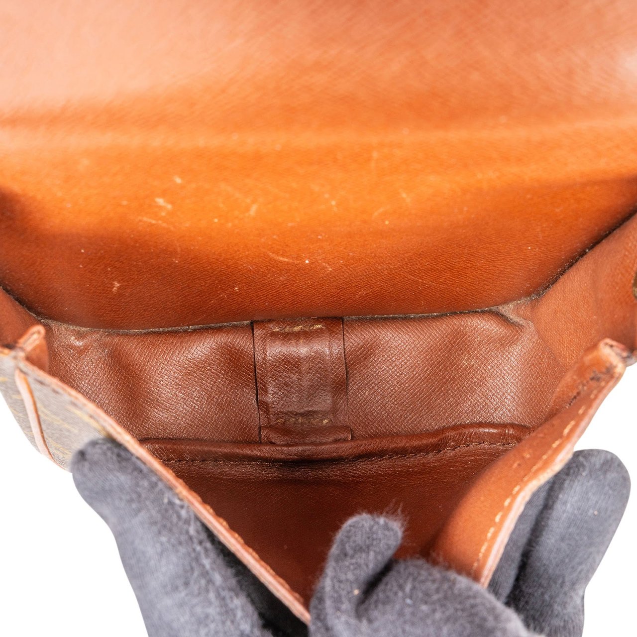 Louis Vuitton Louis Vuitton Monogram Canvas Cartouchiere PM Crossbody Bag Bruin