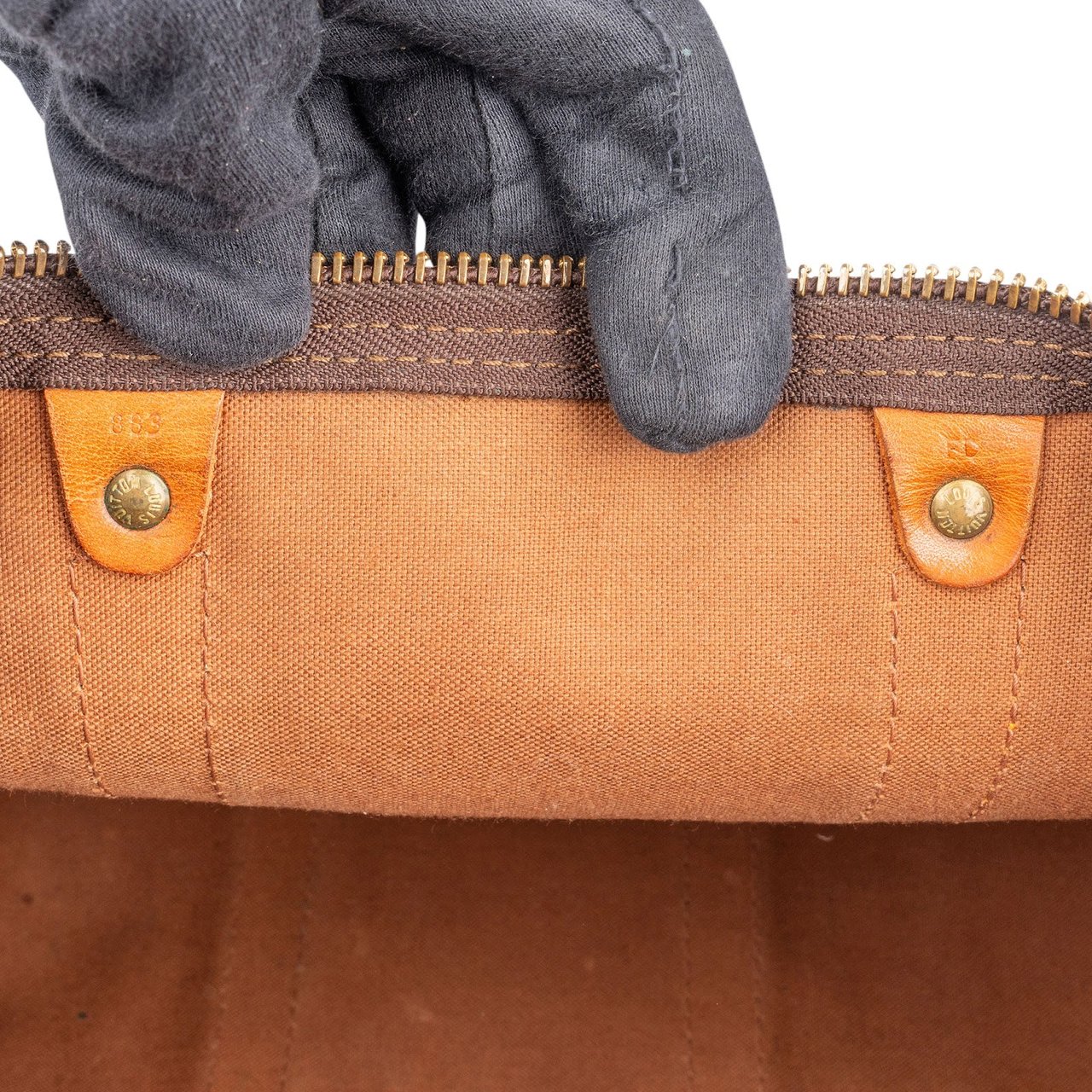 Louis Vuitton Louis Vuitton Monogram Canvas Keepall 45 Travel Bag Bruin