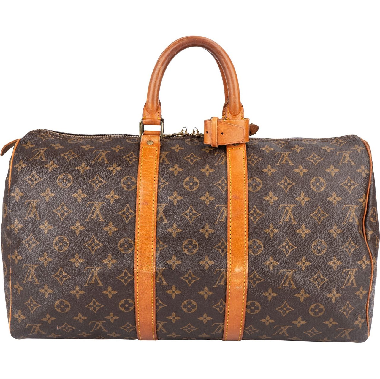Louis Vuitton Louis Vuitton Monogram Canvas Keepall 45 Travel Bag Bruin