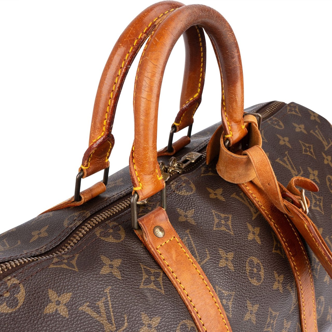 Louis Vuitton Louis Vuitton Monogram Canvas Keepall 45 Travel Bag Bruin