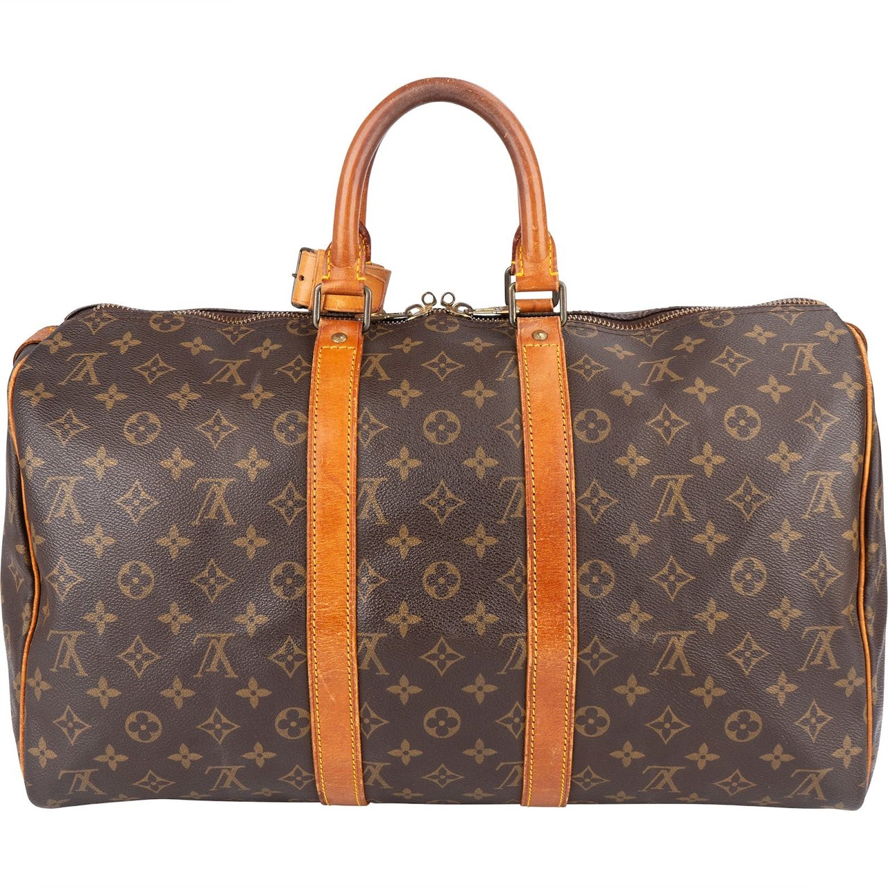 Louis Vuitton Louis Vuitton Monogram Canvas Keepall 45 Travel Bag Bruin
