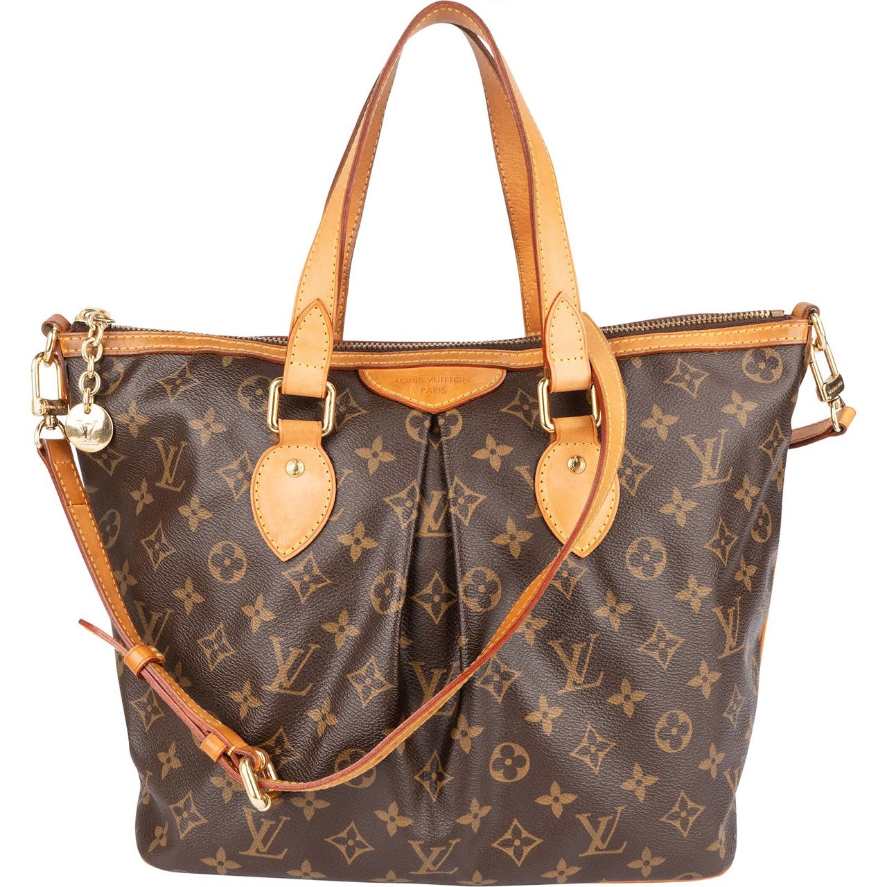 Louis Vuitton Louis Vuitton Monogram Canvas Palermo PM Handbag Bruin