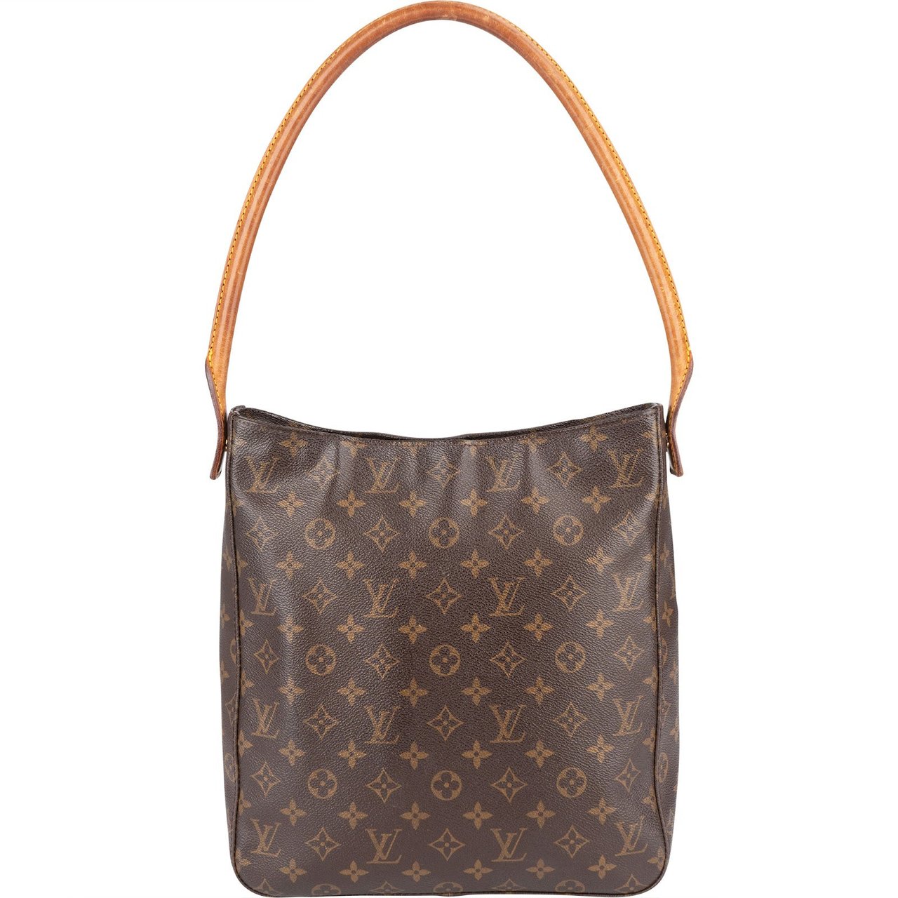 Louis Vuitton Louis Vuitton Canvas Monogram Looping GM Shoulder Bag Bruin