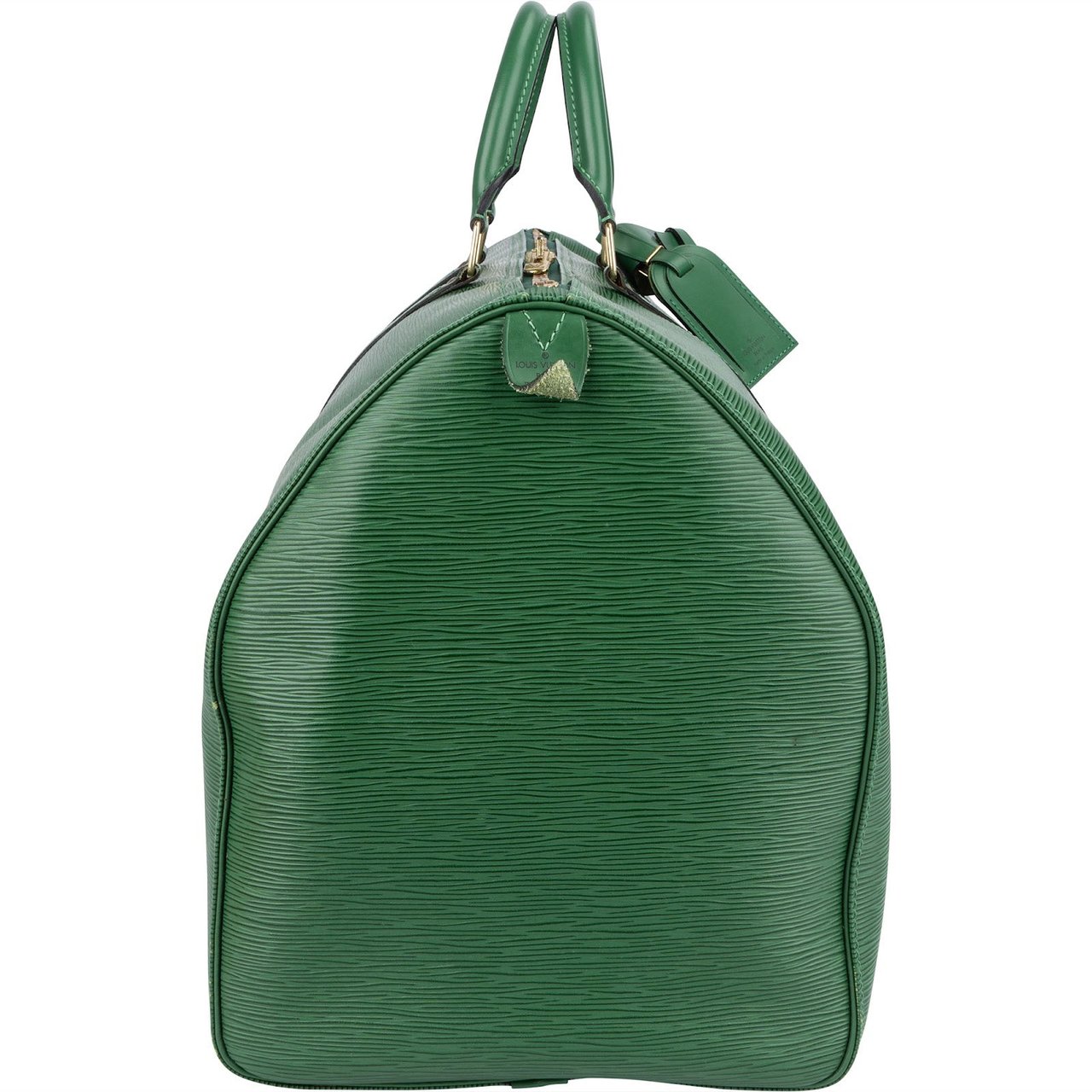 Louis Vuitton Louis Vuitton Green Epi Leather Keepall 55 Travel Bag Groen