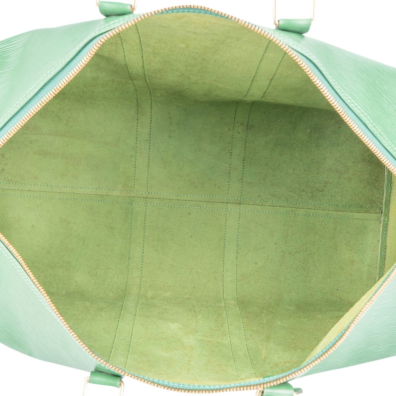 Louis Vuitton Louis Vuitton Green Epi Leather Keepall 55 Travel Bag Groen