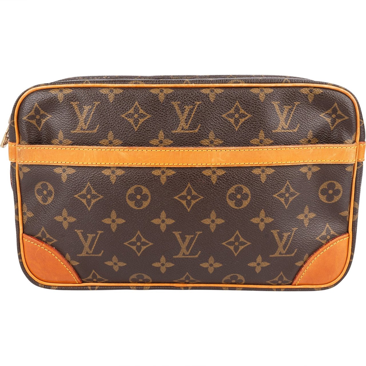 Louis Vuitton Louis Vuitton Monogram Canvas Compiegne 28 Clutch Bruin
