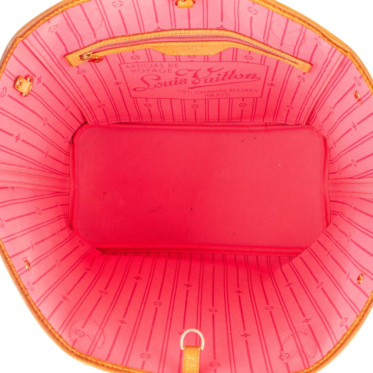 Louis Vuitton Louis Vuitton Monogram Canvas Roses Neverfull MM Shoulder Bag Bruin